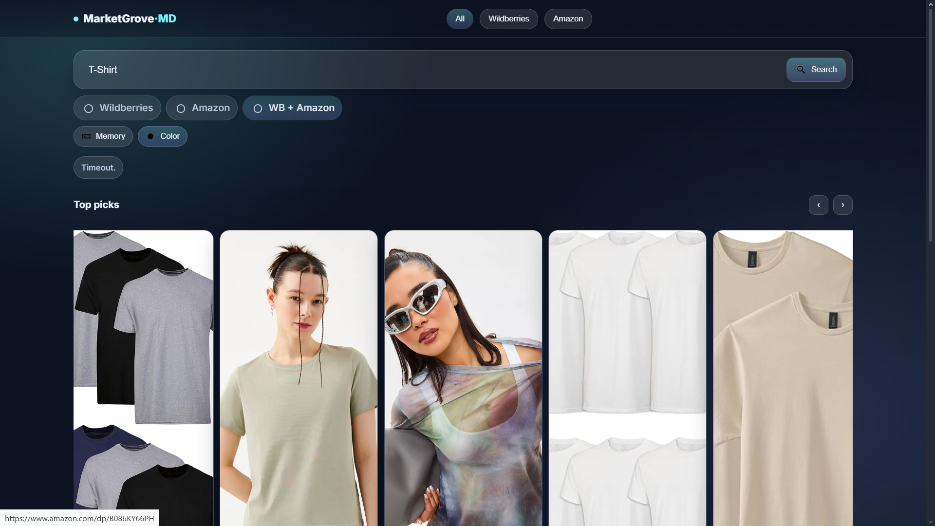 Multi‑Shop Scraper — Wildberries + Amazon